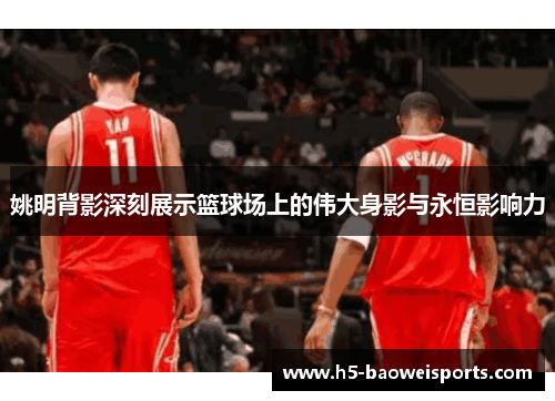 姚明背影深刻展示篮球场上的伟大身影与永恒影响力